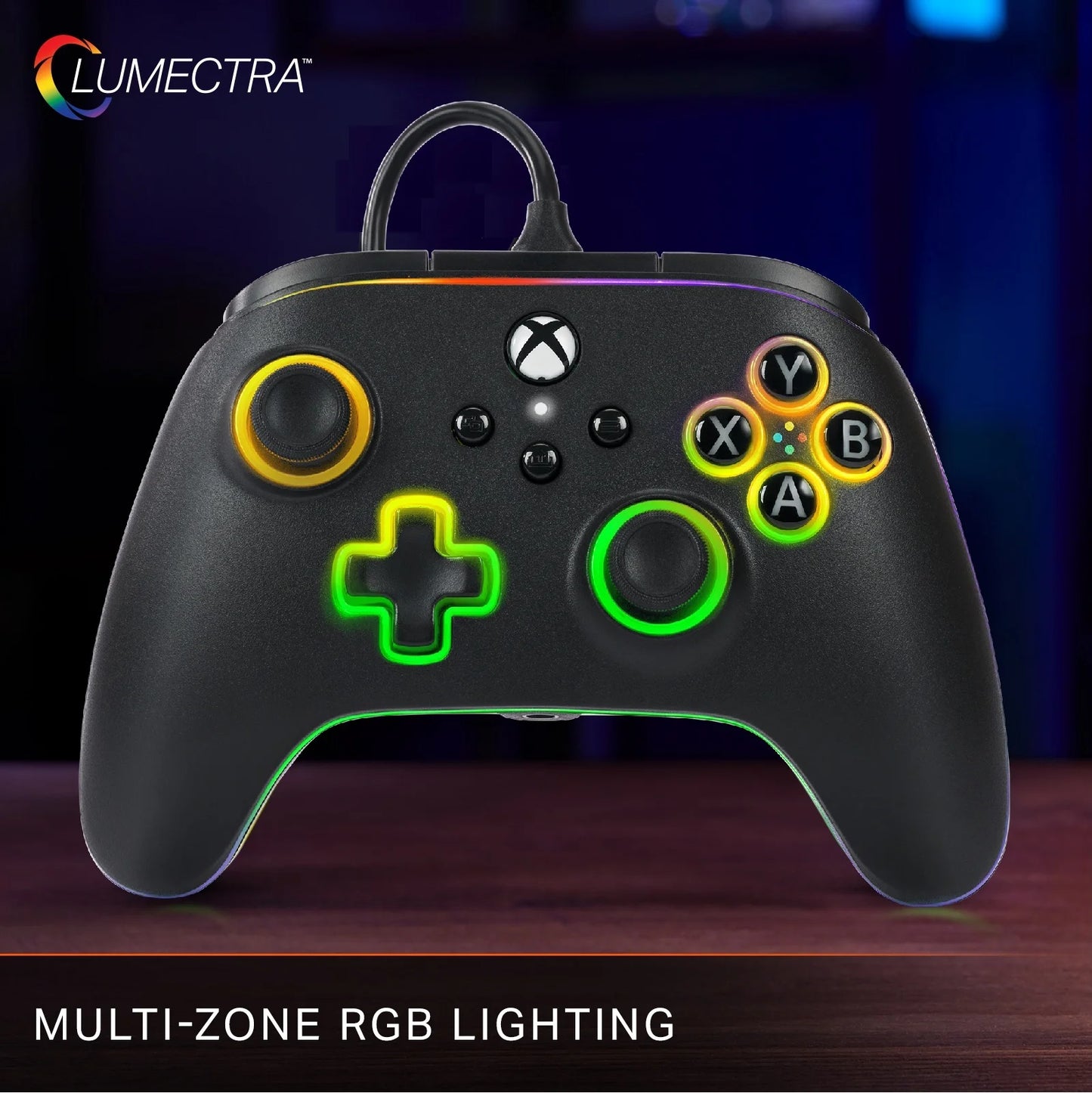 Advantage Wired Controller for Xbox Series X|S with Lumectra - Black