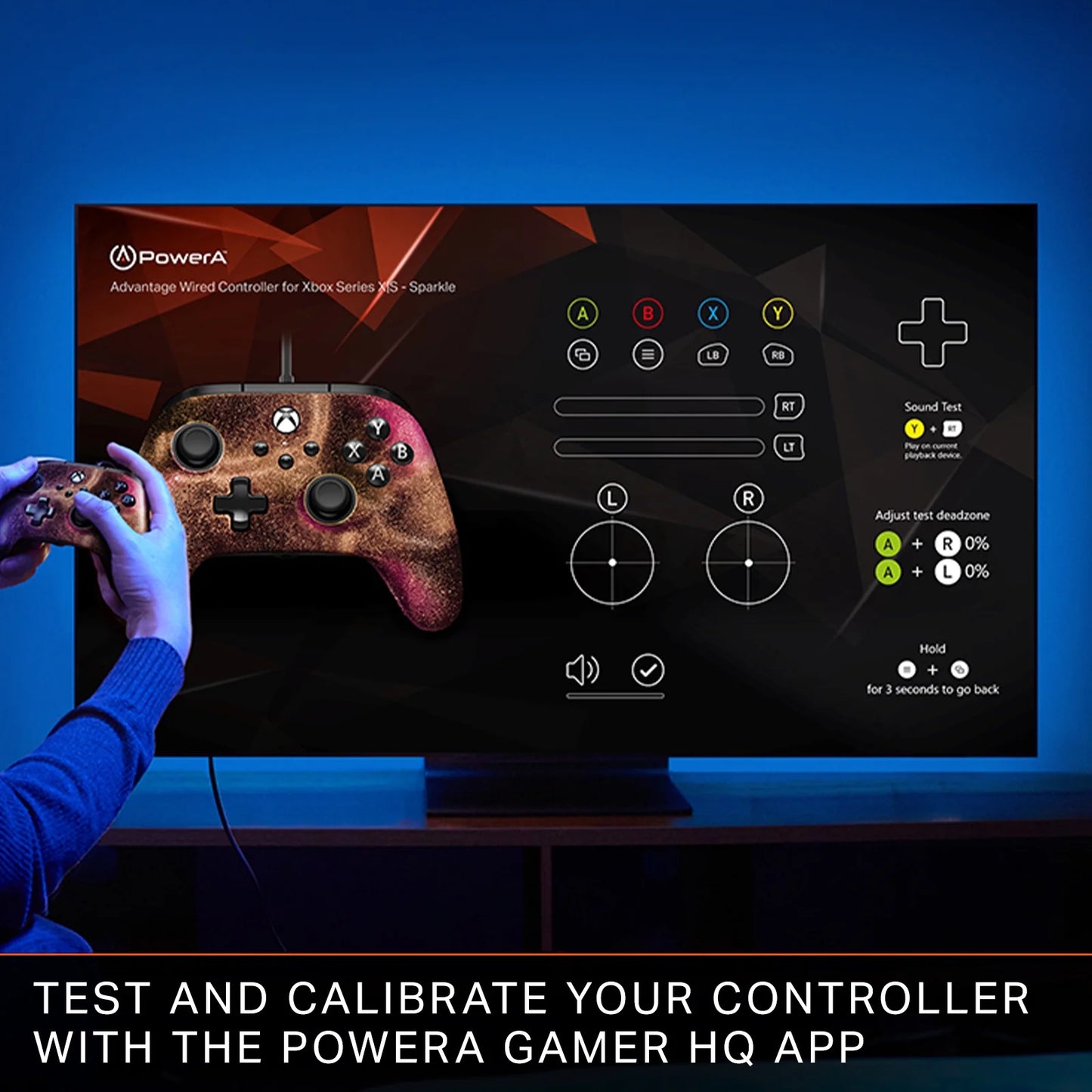 Advantage Wired Controller for Xbox Series X|S with Lumectra - Black